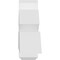 Ekena Millwork Redmond Architectural Grade PVC Gable Bracket, 96"W x 16"H x 6"D x 6"F, 4/12 Pitch GBP096X16X0606RED00 - alternate 2